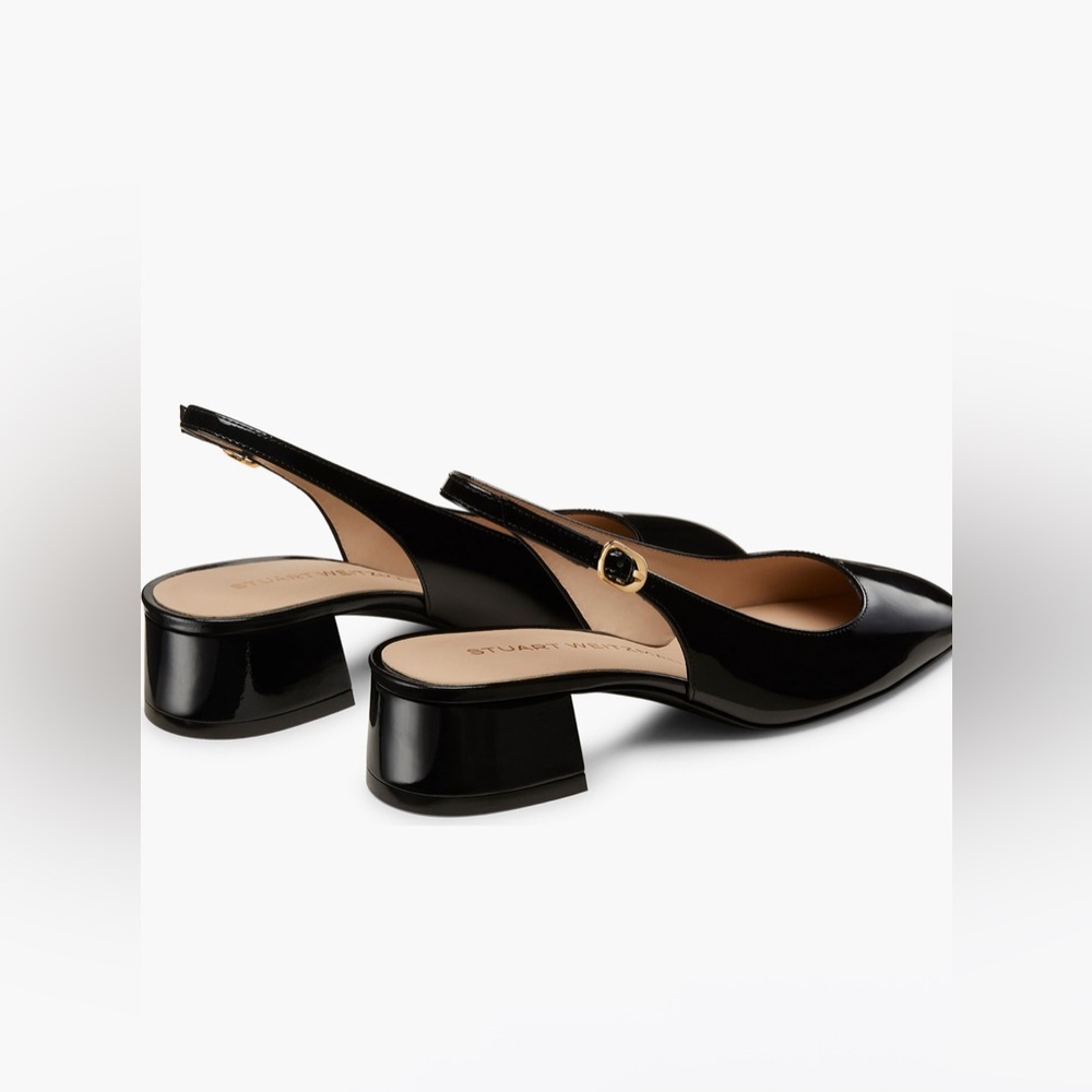 Stuart Weitzman Black Patent Leather Heels - Picture 3 of 7